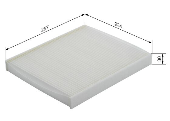 Filtru habitaclu BOSCH 1 987 432 038 [4]