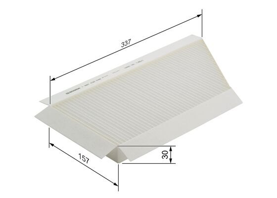 Filtru habitaclu BOSCH 1 987 432 048 [6]