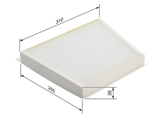 Filtru habitaclu BOSCH 1 987 432 081 [1]