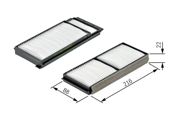 Filtru habitaclu BOSCH 1 987 432 163 [4]