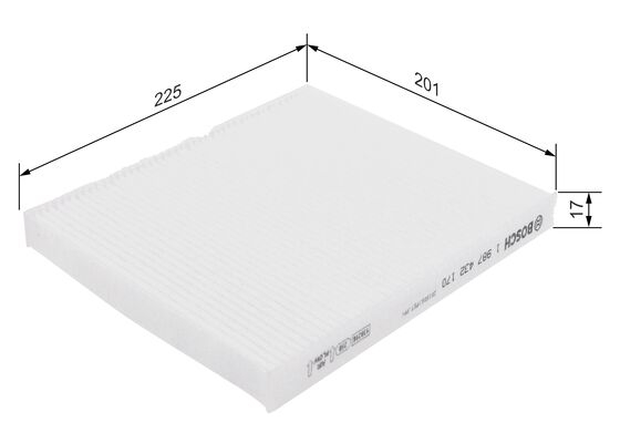 Filtru habitaclu BOSCH 1 987 432 170 [6]