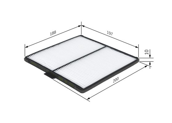 Filtru habitaclu BOSCH 1 987 432 171 [4]