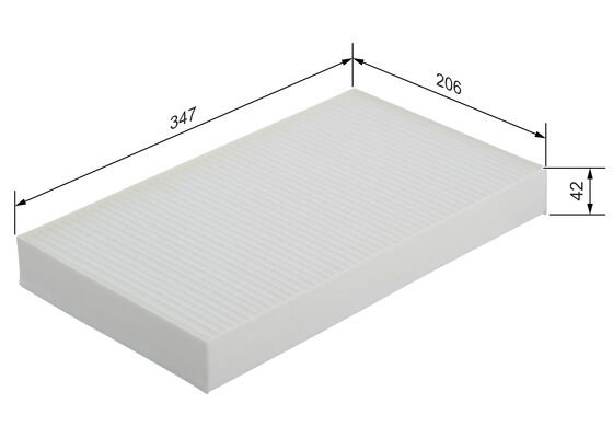 Filtru habitaclu BOSCH 1 987 432 195 [2]