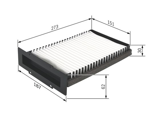 Filtru habitaclu BOSCH 1 987 432 210 [3]