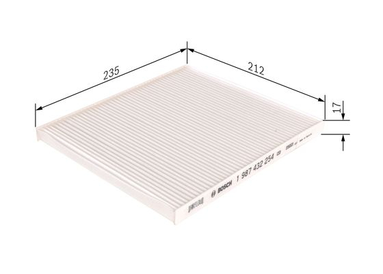 Filtru habitaclu BOSCH 1 987 432 254 [4]
