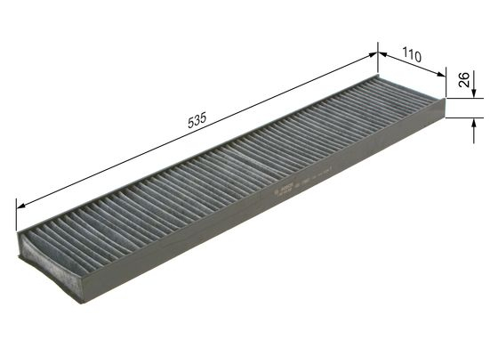 Filtru habitaclu C.A. BOSCH 1 987 432 328 [1]