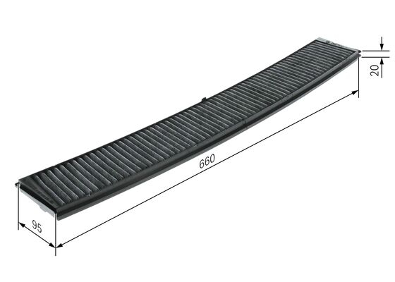 Filtru habitaclu C.A. BOSCH 1 987 432 336 [1]