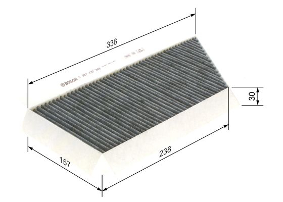 Filtru habitaclu C.A. BOSCH 1 987 432 348 [5]