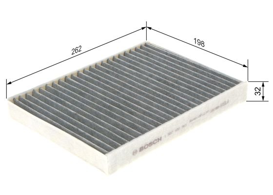 Filtru habitaclu C.A. BOSCH 1 987 432 361 [3]