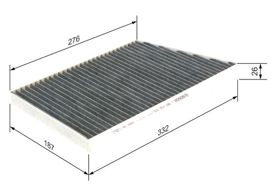 Filtru habitaclu C.A. BOSCH 1 987 432 370 [5]