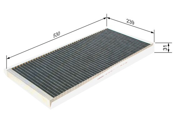 Filtru habitaclu C.A. BOSCH 1 987 432 425 [2]