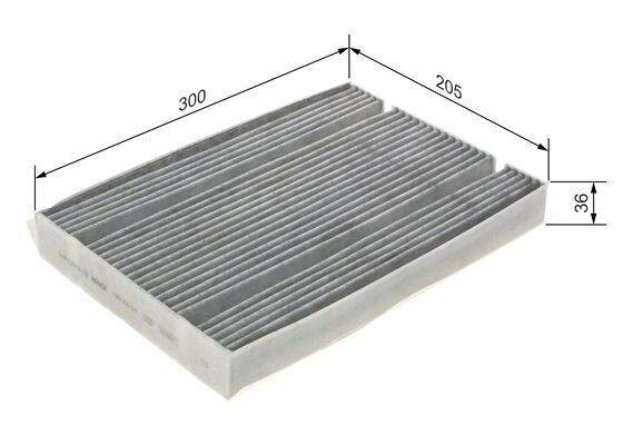 Filtru habitaclu C.A. BOSCH 1 987 435 547 [6]