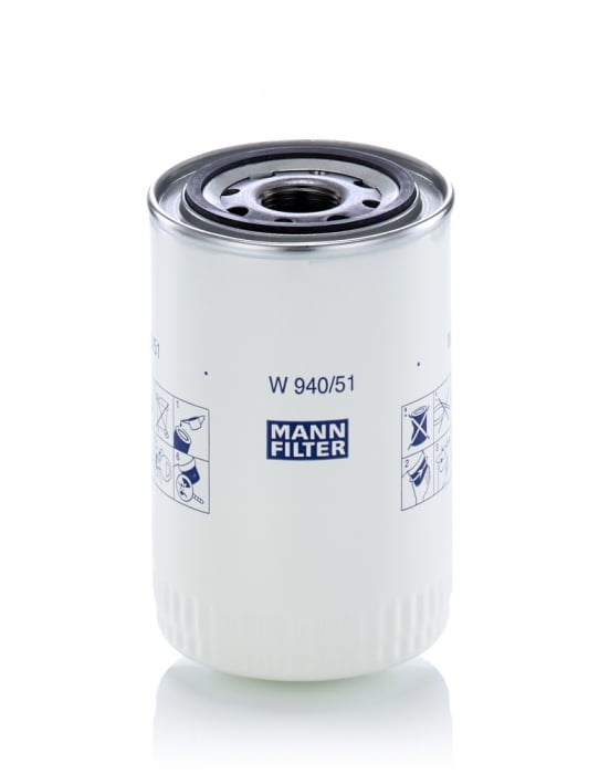 Filtru sistem hidraulic primar Mann-Filter W 940/51 [1]