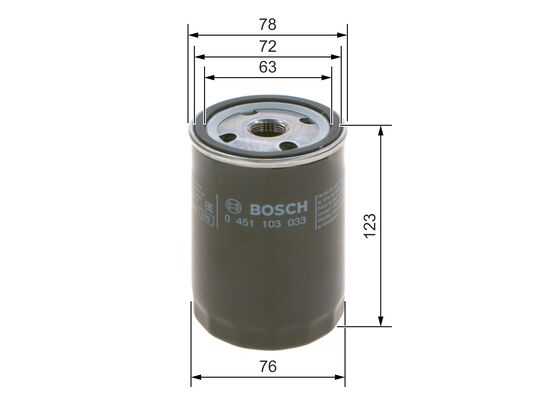 Filtru ulei BOSCH 0 451 103 033 [2]