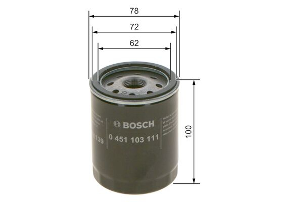 Filtru ulei BOSCH 0 451 103 111 [2]