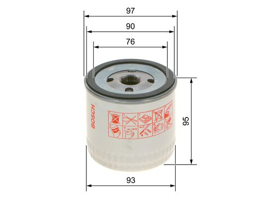 Filtru ulei BOSCH 0 451 103 252 [2]