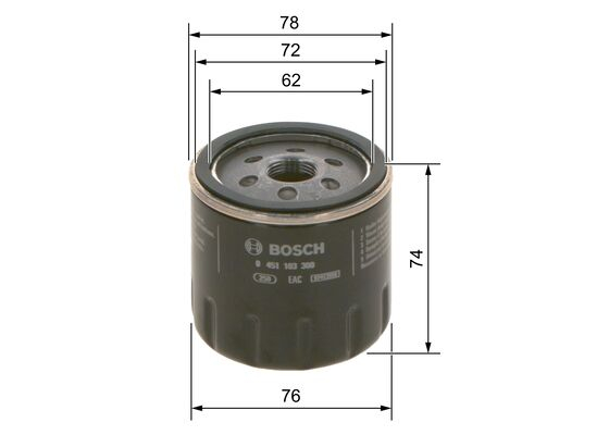 Filtru ulei BOSCH 0 451 103 300 [4]