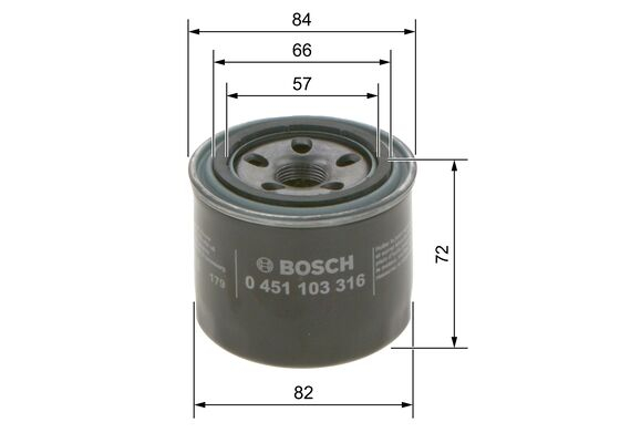 Filtru ulei BOSCH 0 451 103 316 [5]