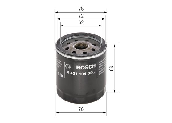 Filtru ulei BOSCH 0 451 104 026 [3]