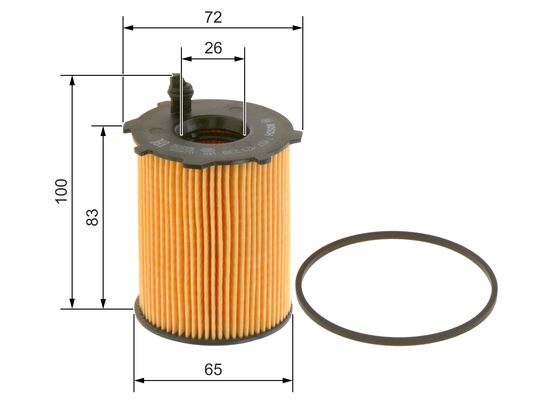 Filtru ulei BOSCH 1 457 429 238 [4]
