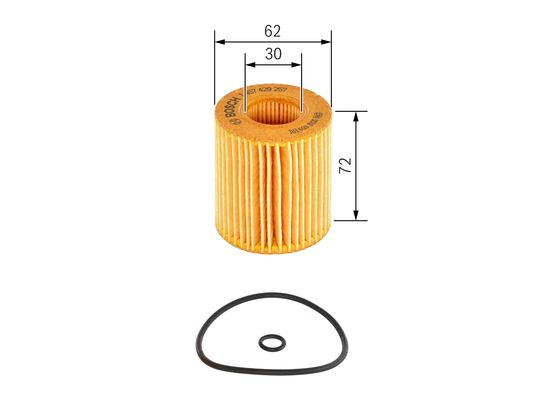 Filtru ulei BOSCH 1 457 429 257 [1]