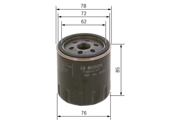 Filtru ulei BOSCH F 026 407 017 [5]