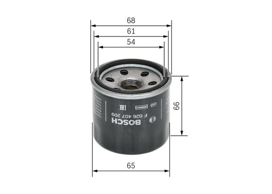 Filtru ulei BOSCH F 026 407 209 [1]