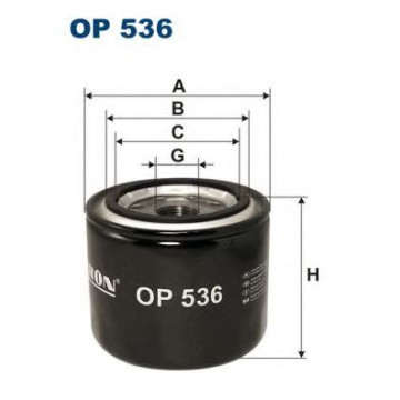 Filtru ulei FILTRON OP536 [1]