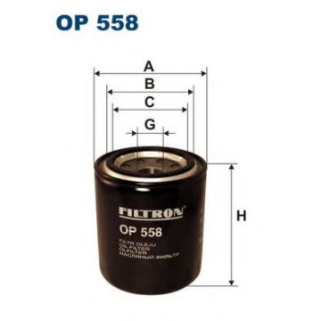Filtru ulei FILTRON OP558 [2]