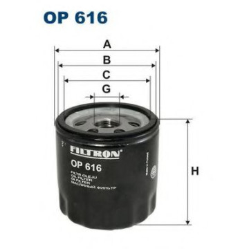 Filtru ulei FILTRON OP616 [1]