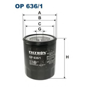 Filtru ulei FILTRON OP636/1 [1]