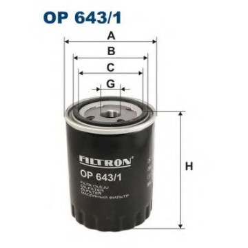 Filtru ulei FILTRON OP643/1 [1]