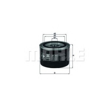 Filtru ulei MAHLE ORIGINAL OC 102 [1]
