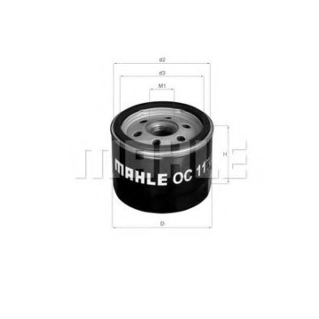 Filtru ulei MAHLE ORIGINAL OC 11 [1]