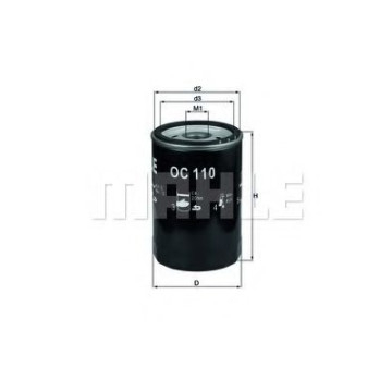 Filtru ulei MAHLE ORIGINAL OC 110 OF [1]