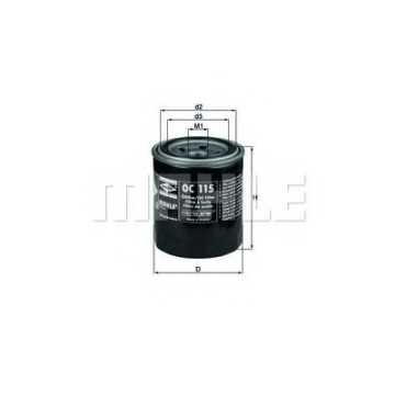 Filtru ulei MAHLE ORIGINAL OC 115 [1]