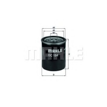 Filtru ulei MAHLE ORIGINAL OC 194 [1]