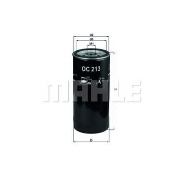 Filtru ulei MAHLE ORIGINAL OC 213 [1]