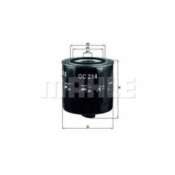 Filtru ulei MAHLE ORIGINAL OC 214 [1]