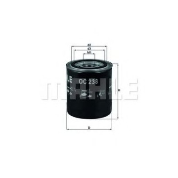 Filtru ulei MAHLE ORIGINAL OC 238 [1]