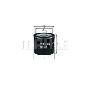 Filtru ulei MAHLE ORIGINAL OC 242 [1]