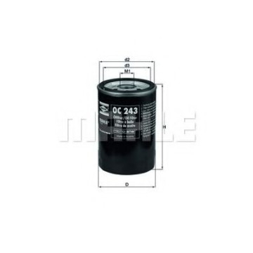 Filtru ulei MAHLE ORIGINAL OC 243 [1]