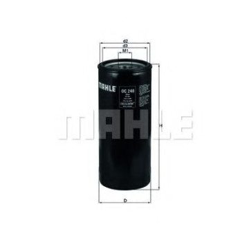 Filtru ulei MAHLE ORIGINAL OC 246 [1]
