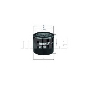 Filtru ulei MAHLE ORIGINAL OC 272 [1]