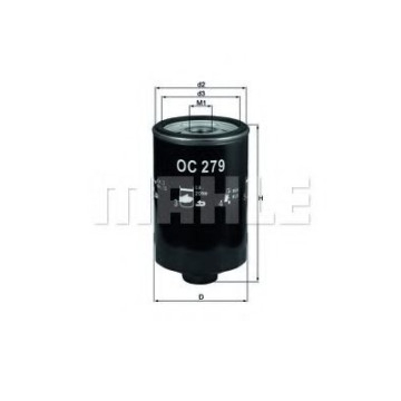Filtru ulei MAHLE ORIGINAL OC 279 [1]
