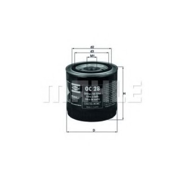 Filtru ulei MAHLE ORIGINAL OC 28 [1]
