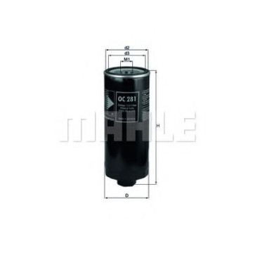 Filtru ulei MAHLE ORIGINAL OC 281 [1]