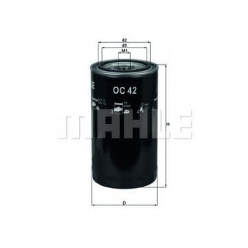 Filtru ulei MAHLE ORIGINAL OC 42 [1]