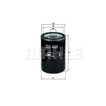 Filtru ulei MAHLE ORIGINAL OC 460 [1]