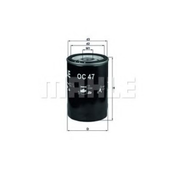 Filtru ulei MAHLE ORIGINAL OC 47 [1]